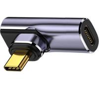 INF Adaptateur Magnétique USB-C 140W C Femelle vers C Mâle - Gris Foncé