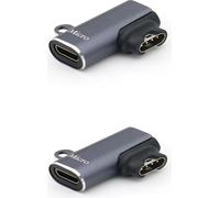 INF Adaptateur Micro Femelle vers Garmin Montre Coudé - Lot de 2, Aluminium