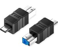 INF Adaptateurs USB 3.0 B Mâle vers C Mâle : Transfert Rapide (Lot de 2)