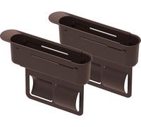 INF Adjustable Car Seat Gap Organizer Set Brown