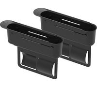 INF Adjustable Car Seat Gap Organizer Set Noir