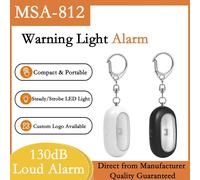 INF Alarme de sécurité personnelle avec lumière LED - Alerte d'urgence 125dB