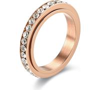 INF Anneau anti-stress pivotant en or rose