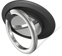 INF Anneau de support magnétique pour téléphone, pack de 2 Le noir
