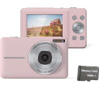 Appareil photo numérique 44MP/1080P avec zoom 16X, illumination et carte 32 Go Green