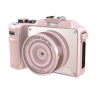 INF Appareil photo numérique 4K 48MP zoom numérique 18X/stabilisation/autofocus Rose