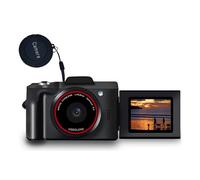 INF Appareil photo numérique HD avec 16 MP et zoom numérique 16x Le noir