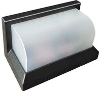INF Applique murale solaire incurvée K6660 avec capteur de mouvement à micro-ondes radar