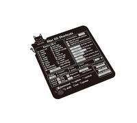 INF Autocollant de raccourci clavier Mac Le noir