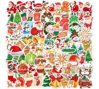 INF Autocollants de Noël 100 pièces Multicolore
