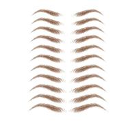 INF Autocollants pour sourcils faux tatouage Marron 11 paires