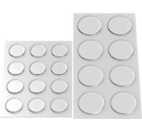INF Autocollants ronds double face en nano-ruban Transparent