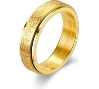 INF Bague anti-stress Acier inoxydable lisse Or