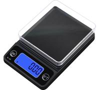 INF Balance à bijoux/balance à café/balance de poche de haute précision Le noir M 500g / 0.1g
