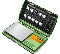 INF Balance numérique de haute précision - capacité 100 g, précision 0,01 g Vert
