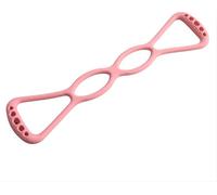 INF Bande de Résistance en Silicone pour Yoga et Étirements - 2 Pièces Rose