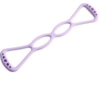 INF Bande de Résistance en Silicone pour Yoga et Étirements - 2 Pièces Violet