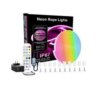 INF Bande Lumineuse Néon LED RGBIC 20M - Contrôle Bluetooth & 2.4G, Étanche IP67, Décoration Flexible