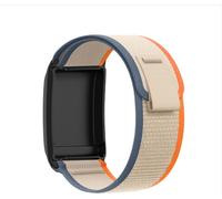 INF Bande velcro en nylon tressé pour le bracelet de sport Whoop Beige