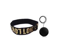 INF Bandeau avec Balle réflexe, Balle de Combat avec Bandeau pour entraînement de Boxe, Bandeau Boxe, entraînement réflexe, Balle de réaction, Punching Ball