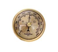 INF Baromètre Analogique 70mm - Instrument de Station Météo Précis pour la Maison - Prévisions Fiables Or