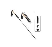 Bâtons De Marche Pliables Ultralégers - 5 Sections 33-125 Cm Le Noir