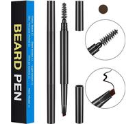 INF Beard Shaping Tool and Brush 2 in 1 Dark Brown (Outil pour façonner la barbe et brosse 2 en 1)