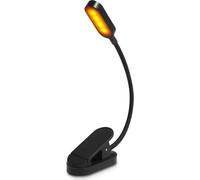 INF Black Book Light - Lampe de lecture LED à pince pour les étudiants noir