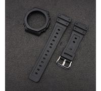 INF Black TPU watch strap for Casio GA-2100/2110