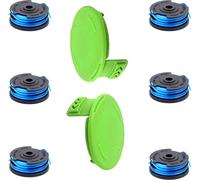INF Bobine de rechange et ensemble de couvercles pour coupe-bordures Greenworks 6 bobines