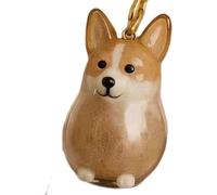 INF Boîte de Rangement Poils d'Animaux Corgi, Acrylique et Résine