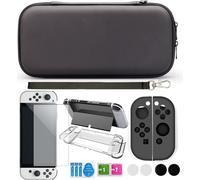 Etui Pour Nintendo Switch Inf Oled Avec Accessoires 9 Pièces