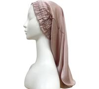 INF Bonnet de nuit 100 % soie de mûrier Rose clair