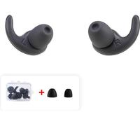 INF Bouchons d'oreille confortables antibruit pour dormir et bloquer le son Gris