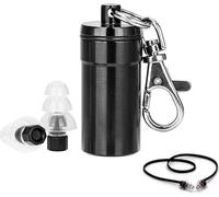INF Bouchons d'oreilles antibruit 1 paire Le noir