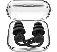 INF Bouchons d'oreilles en silicone souples et insonorisants Le noir