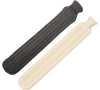 INF Bouillotte avec housse tricotée Gris foncé