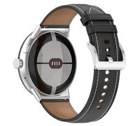 INF Bracelet compatible avec Google Pixel Watch 1/2, bracelet de montre en cuir de vachette de haute qualité, bracelet de remplacement pour femme et homme, bracelets de montre en cuir véritable de 20
