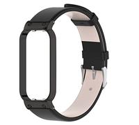 INF Bracelet Compatible avec Redmi Band 2, Bracelet de Montre avec étui en Cuir véritable, Bracelets de Montre, Bracelet de Remplacement pour Femmes et Hommes