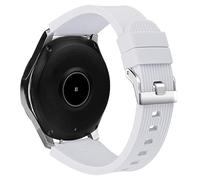 INF Bracelet Compatible avec Samsung Galaxy Watch 46 mm, Galaxy Watch 3 45 mm, Gear S3 Frontier/Classic, Bracelets de Rechange en Silicone Souple 22 mm pour Huawei GT 2 46 mm (Blanc)