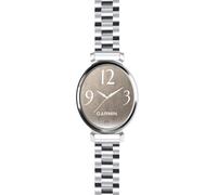INF Bracelet de montre à trois perles en acier inoxydable compatible avec Garmin Lily 2 - 14 mm, acier inoxydable, 18,5 cm x 1,4 cm, réglable, fermoir sécurisé