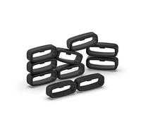 INF Bracelet de montre de 22 mm, boucle de remplacement pratique, 10 boucles en silicone, compatible avec les bracelets de montre de 18/20/22 mm