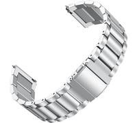 INF Bracelet de montre en acier inoxydable - Ajustement confortable et sûr Argent 18 mm