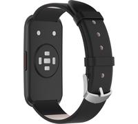 INF Bracelet de montre en cuir véritable noir
