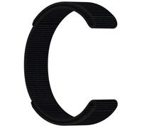 INF Bracelet de montre en nylon compatible Garmin 22 mm Le noir
