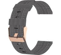 INF Bracelet de montre en nylon Gris 18 mm