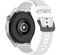 INF Bracelet de montre en silicone 22 mm pour Huawei Watch GT4 Blanc