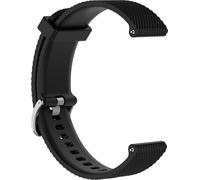 INF Bracelet de montre en silicone compatible avec Garmin Forerunner 245 / 245M Noir