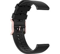 INF Bracelet de montre en silicone POLAR Pacer/Ignite/Vantage M2 noir 22 mm