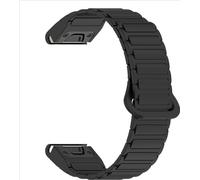 INF Bracelet de montre en silicone pour Garmin Fenix 8/7X/Epix Le noir 26 mm